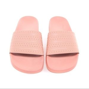 Pink Adidas Slides